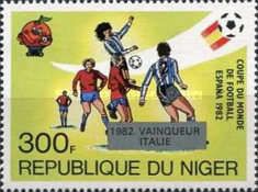Retrospective of winners at the World Cup soccer