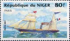 Retrospective of transportation, boats - Ship mixed "Paris"