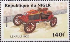 Retrospective of transportation, cars - Renault 1902