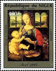 Virgin and child by J. Köning