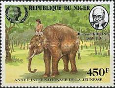 Asian Elephant (Elephas maximus), Rudyard Kipling