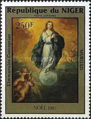 Immaculate Conception, by Bartolome Murillo (1617-1682(