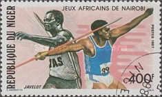Nairobi African sports games - Javelin