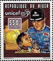 Boy and Racing Driver Michael Schumacher