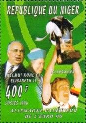 ChancellorHelmut Kohl, Queen Elizabeth II, Klinsmann.