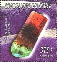 Elbaite rubellite verdelite.