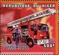 Hook and ladder truck