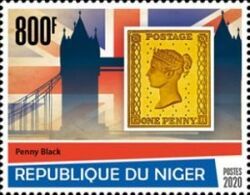 180th Anniversary of the Penny Black Stamp