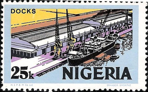 Docks - purple barges