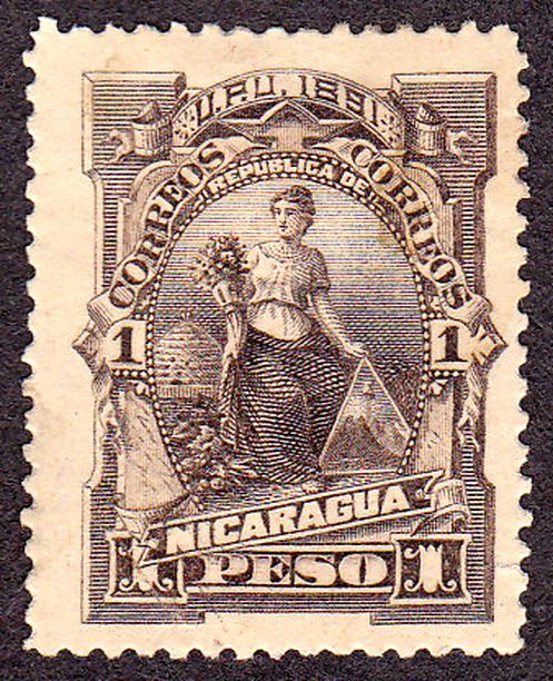 Allegorical figure with cornucopia