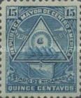 Coat of arms in a triangle