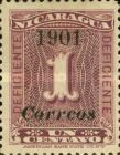 Overprinted dues Numbertype
