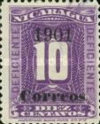 Overprinted dues Numbertype