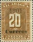 Overprinted dues Numbertype