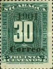 Overprinted dues Numbertype