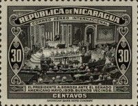 President Anastasio Somoza in US House of Representatives
