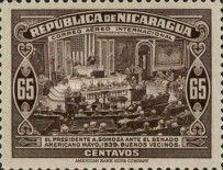 President Anastasio Somoza in US House of Representatives