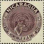 UN emblem and native