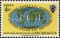 Globe with J.C.I.