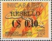Overprinted "RESELLO" and Surcharged
