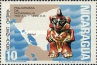 Ceramic Figure, Map of Nicaragua