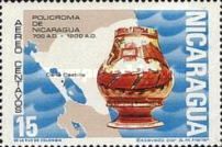 Ceramic Figure, Map of Nicaragua