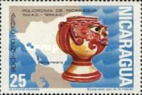 Ceramic Figure, Map of Nicaragua