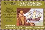 Sir Walter Raleigh and Elizabethan Galleon