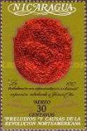 British revenu stamp for use in America, 1767