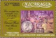 Boston Tea Party and 3p coin, 1774