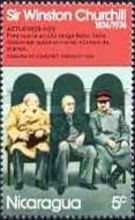 Churchill, Roosevelt and Stalin in Teheran