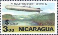 Zeppelin in flight.