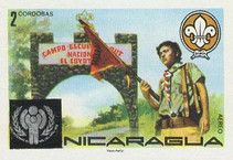 World Jamboree Norway Souvenir Sheet 2 - Overprint