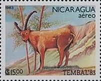 "TEMBAL '83" - Basel, Switzerland. Alpine Ibex (Capra ibex)