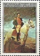 Simón de Bolívar on horseback