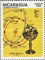 Armillary sphere and 1910 trajectory