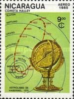 Habermel's astrolabe and comet's path through solar system
