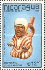 Mochica ceramic kneeling man