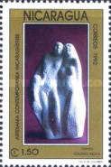 Sculpture of family, by Erasmo Moya.