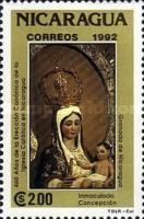 Statue of Madonna and Child.