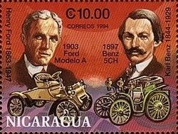 Henry Ford (1863-1947), 1903 Ford Model A; Karl Benz