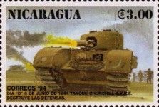 Churchill tank.