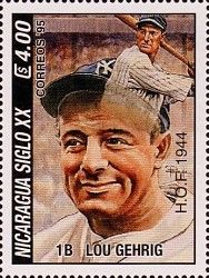 Lou Gehrig, 1944.