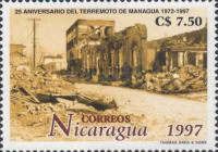 Devastation after earthquake in 1972.