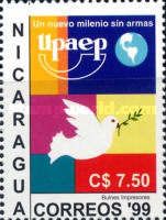 Peace dove, world globe