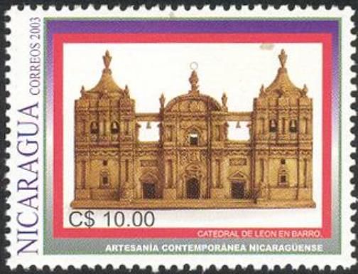 Leon's Cathedral made of clay