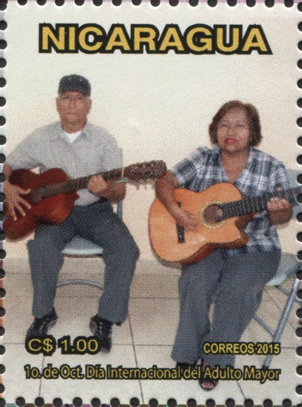 Couple playing guitar