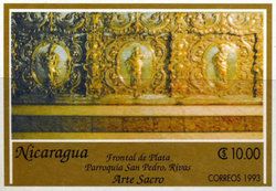 Silver frontal, San Pedro Parish, Rivas S/S