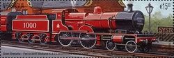 Midland 4-4-0 train, Great Britain.