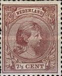 Princess Wilhelmina (1880-1962) with Hanging Hair